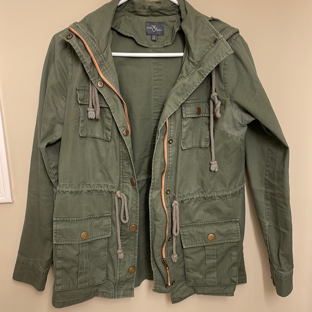 Women’s green jacket